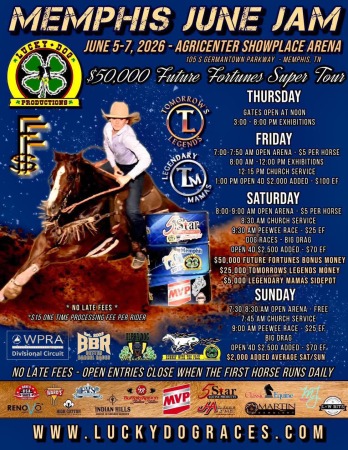LUCKY DOG PRODUCTIONS June 5-7 2026 Memphis, TN